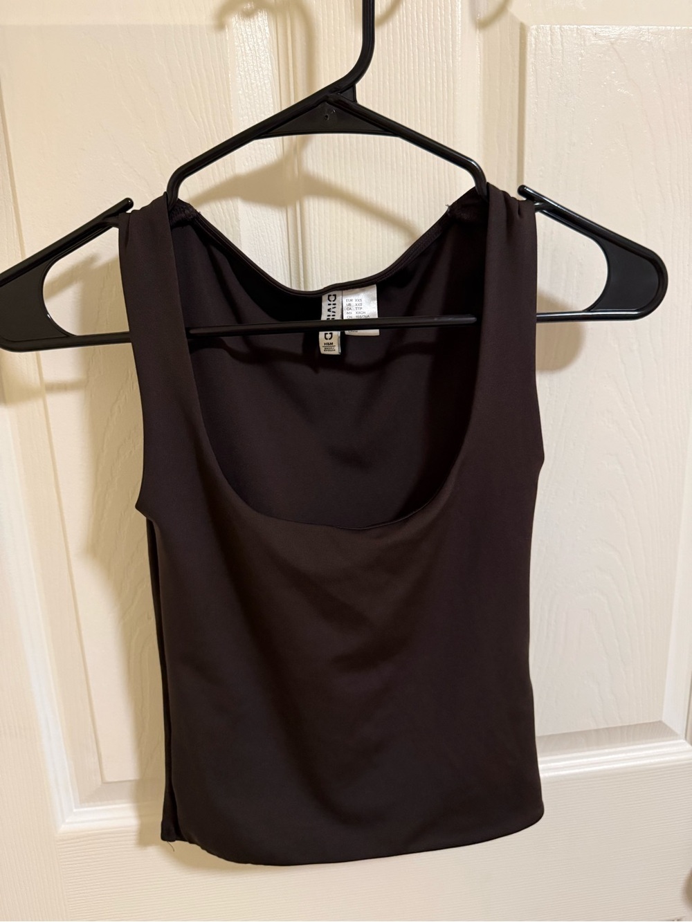 H&M Dark Brown Scoop Neck Tank Top